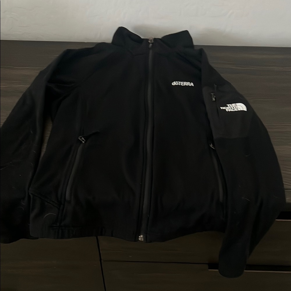 Custom dōTERRA -The North Face Black Performance Jacket with Streamlined Design